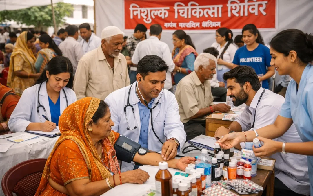 Free Health Camp Benefits Hundreds of Local Residents